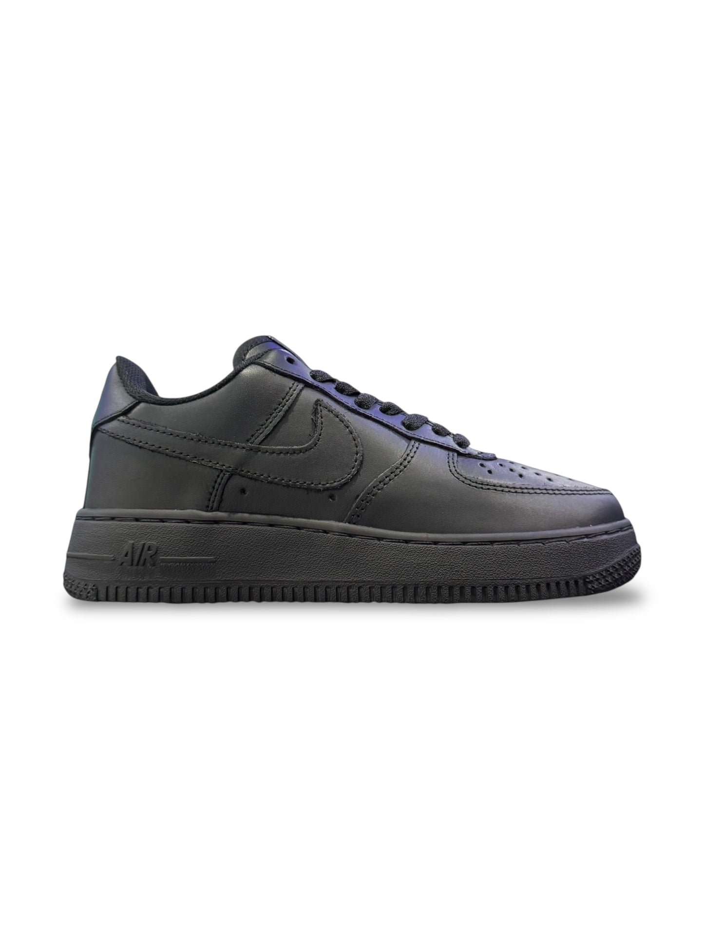 Air Force 1 Negro Total 100% Piel 22/25