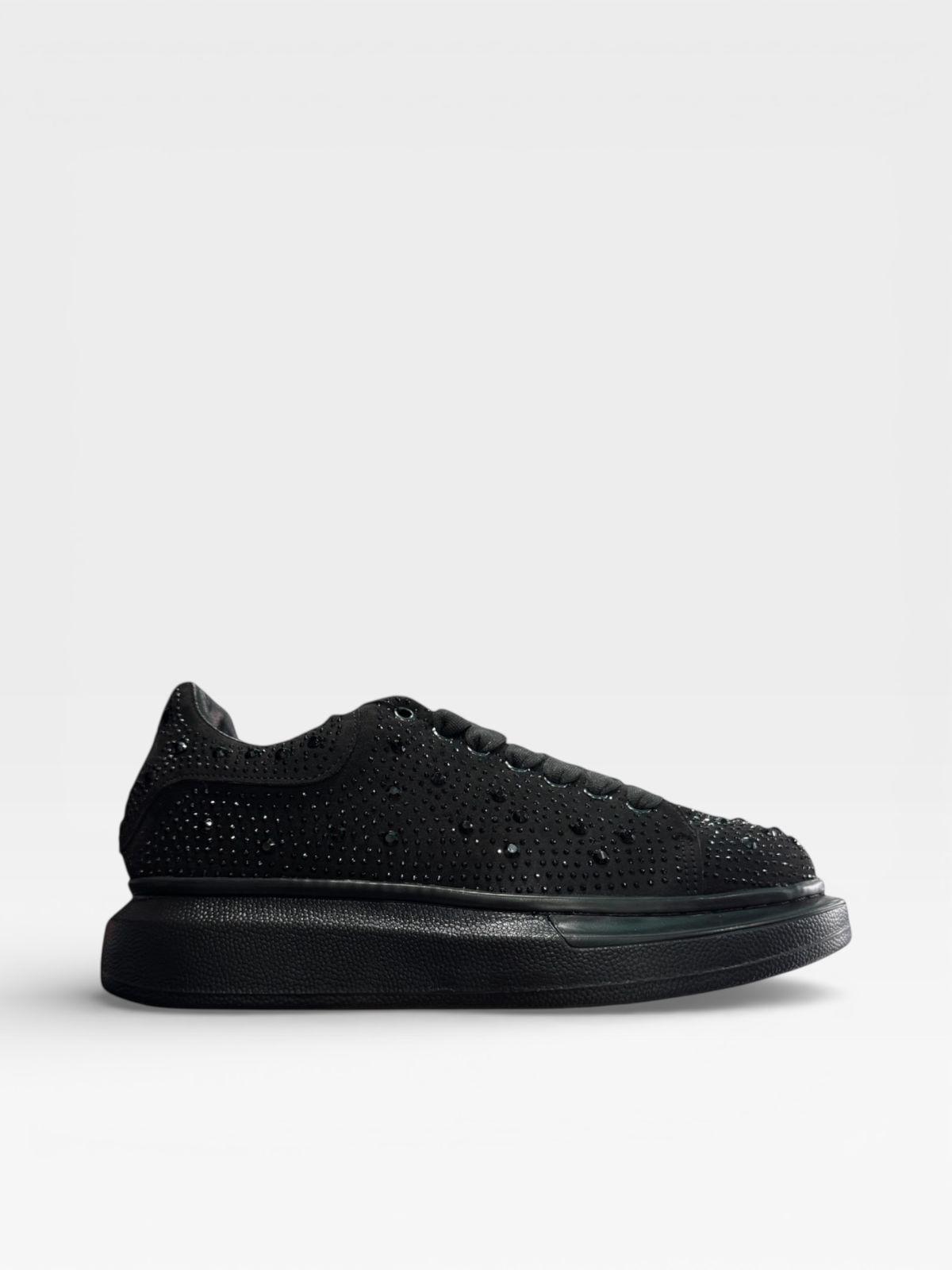 Alexander McQUEEN Full Swarovski Black 25/28