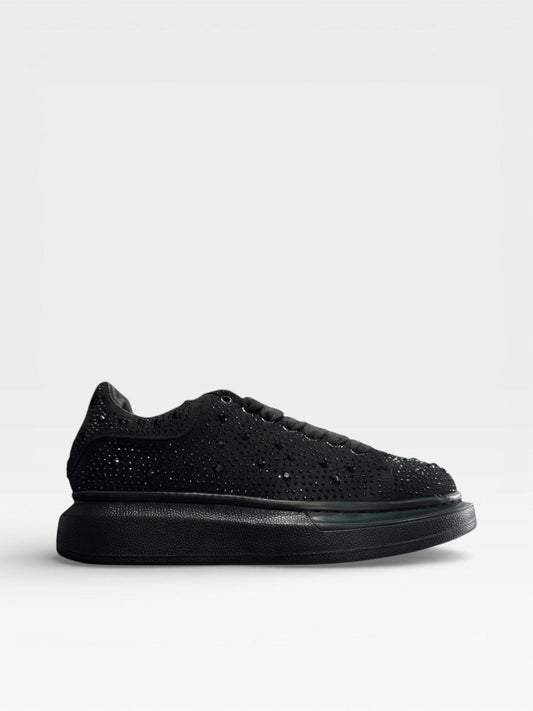 Alexander McQUEEN Full Swarovski Black 25/28