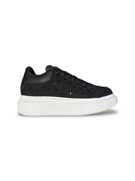 Alexander McQUEEN Full Swarovski Black & White 23-26