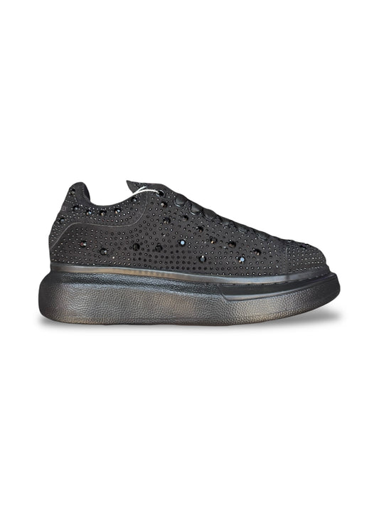 Alexander McQUEEN Full Swarovski Black  23-26